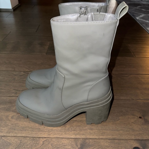 Zara gray platform boots - Picture 5 of 6